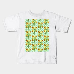 Daffodil Pattern Kids T-Shirt